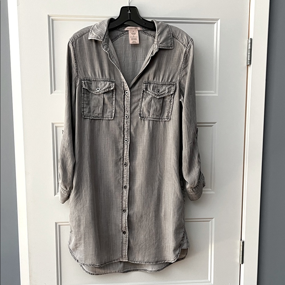 Philosophy shirt dress size small